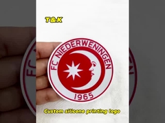 고품질 3D 실리콘 열 전달 인쇄 사용자 지정 3D 실리콘 로고 지속 가능한 세척 가능한 실리콘