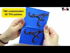 고품질 TPU 패치 금속 3d 부드러운 TPU 패치 주문