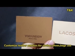 맞춤형 가죽 패치 열 전송 철질 진짜 가죽에