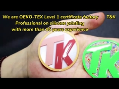 환경 친화적 인 맞춤형 열 압력 실리콘 스티커 티셔츠 3D 실리콘 열 전송 인쇄