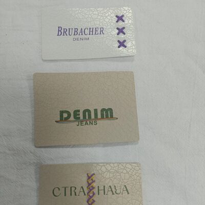 OEM High Quality  PU Leather Patches Custom Laser Embossing  Leather Sew on Jeans Jacket Printing Badge