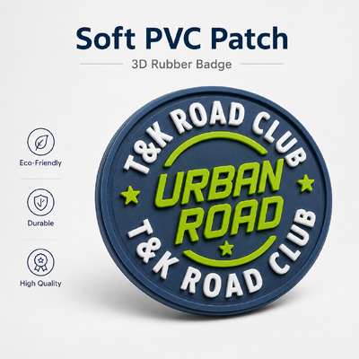 Factory Custom 3D Soft PVC Silicon Rubber Clothing Brand Logo Label Badge For Clothing Label Use