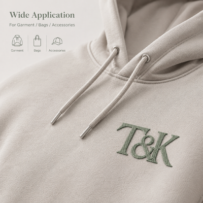 Flexible Silicone Heat Transfer Labels Ideal for Sportswear Workwear and Casual Clothing Requiring Durable Marking
