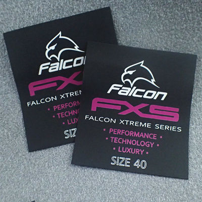 Custom Printed Clothing Label with Logo for Sportswear Brand
